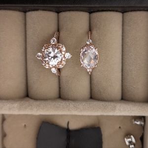 Charmed Aroma Rose Gold Rings, Size 7, $5 for both